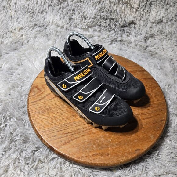 Pearl  Izumi  Women Size 8 EU 38 Two Buckle Black Orange  Mountain Cycling Shoes - Picture 1 of 10